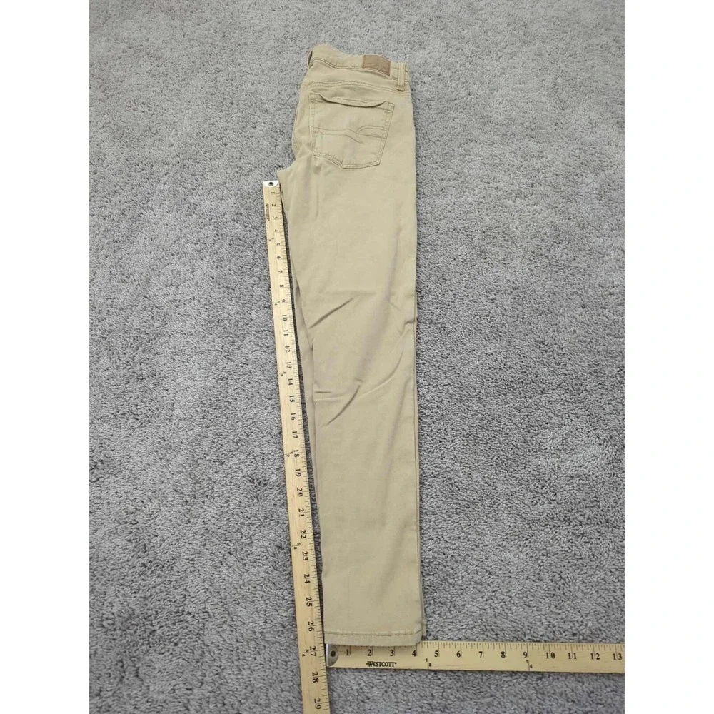 American Eagle Pants Womens‎ 4 Beige Skinny Low Rise Jegging Stretch - Picture 7 of 9